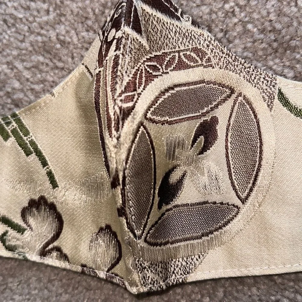 VPL for Athleta Japanese Vintage Kimono OBI Face Mask!